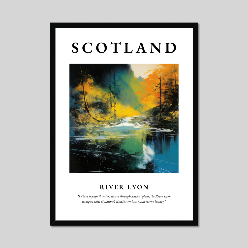 Poster of River Lyon, Scotland.