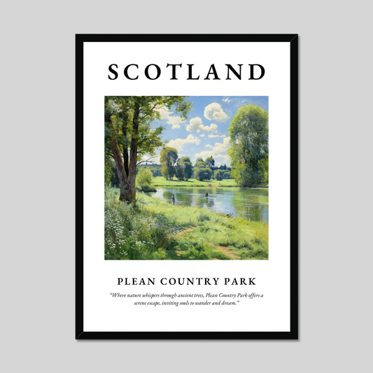 Poster of Plean Country Park, Scotland.