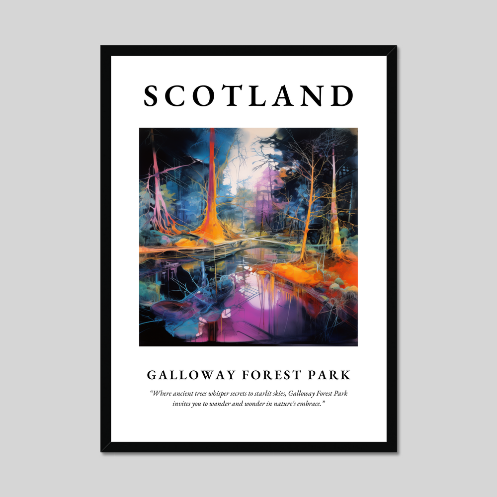 Poster of Galloway Forest Park, Scotland.