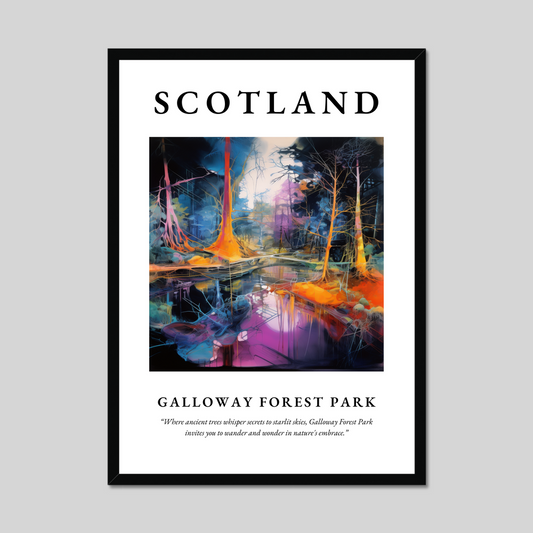 Poster of Galloway Forest Park, Scotland.