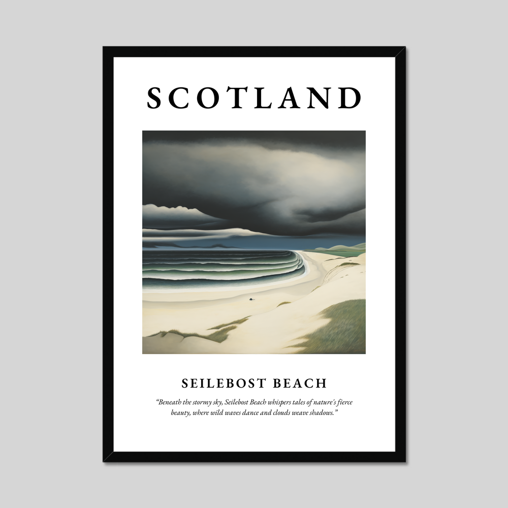 Poster of Seilebost Beach, Scotland.