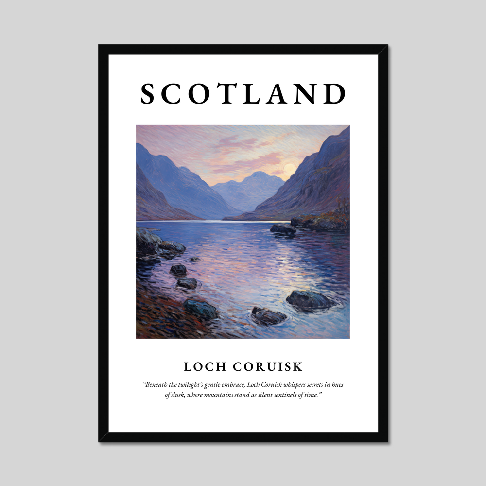 Poster of Loch Coruisk, Scotland.