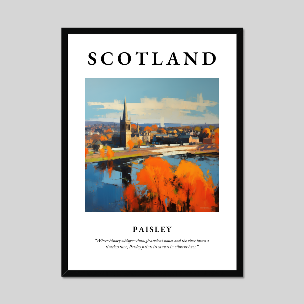 Poster of Paisley, Scotland.