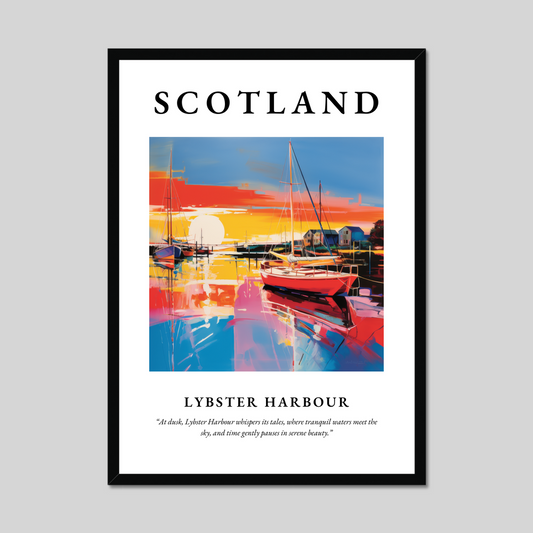 Poster of Lybster Harbour, Scotland.