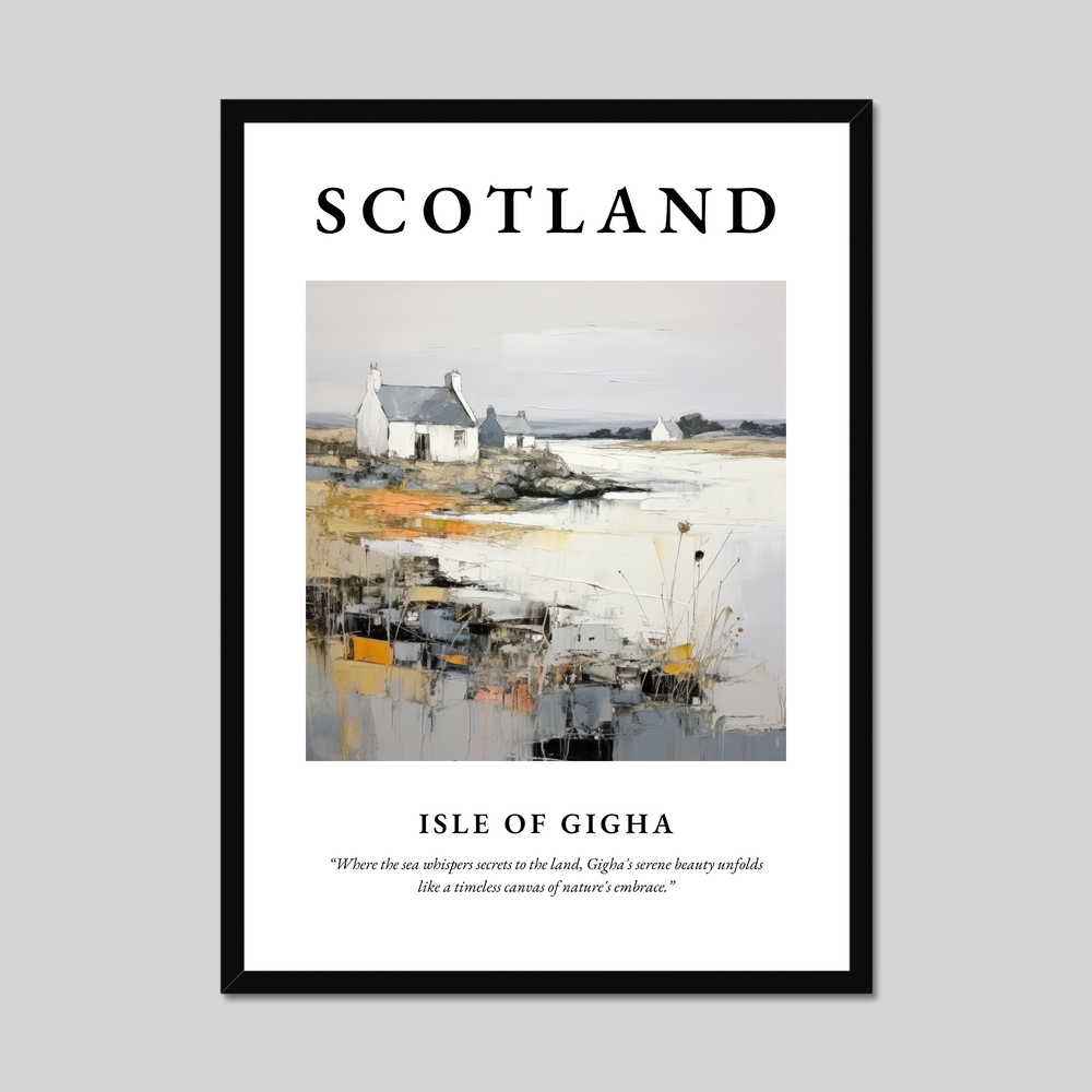 Poster of Isle of Gigha, Scotland.