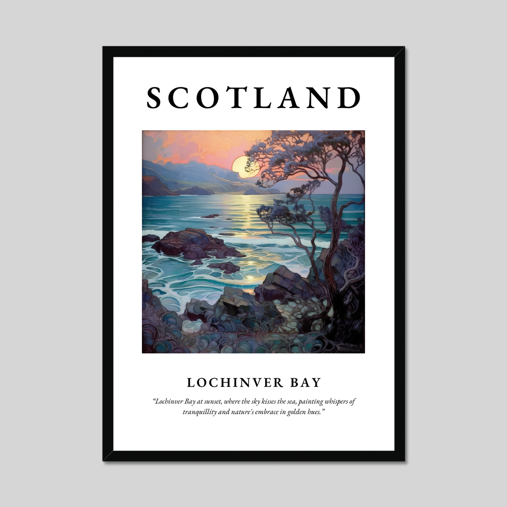 Poster of Lochinver Bay, Scotland.