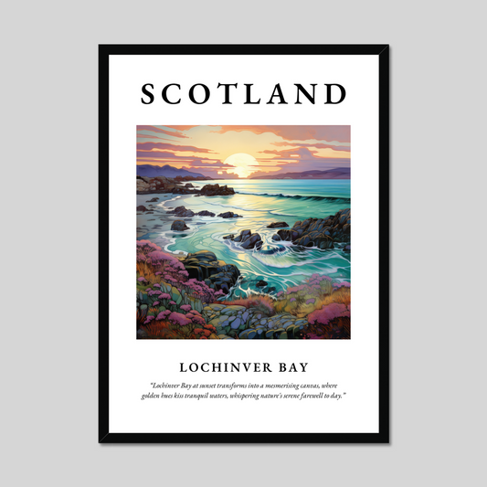 Poster of Lochinver Bay, Scotland.