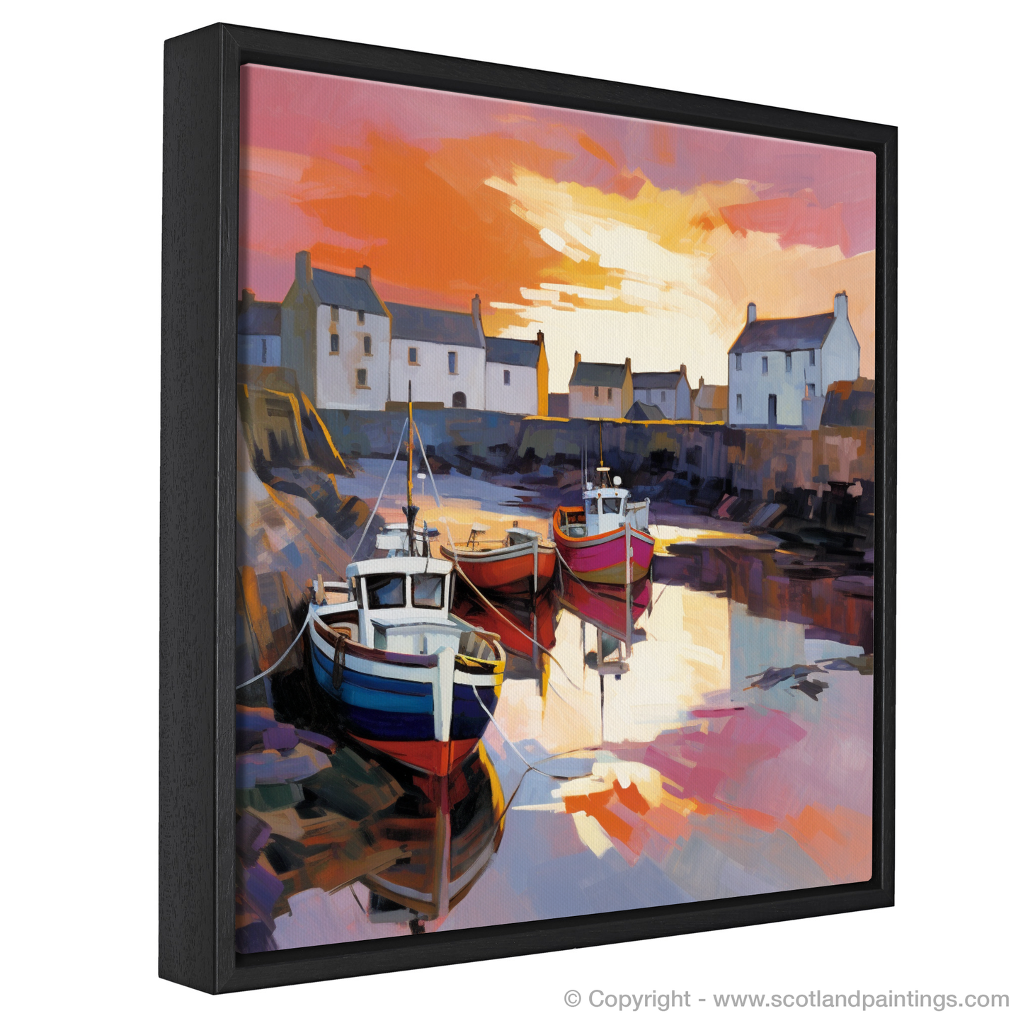 Portsoy Harbour Sunset Serenade