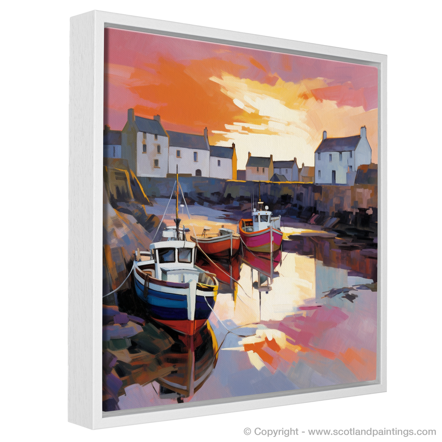 Portsoy Harbour Sunset Serenade