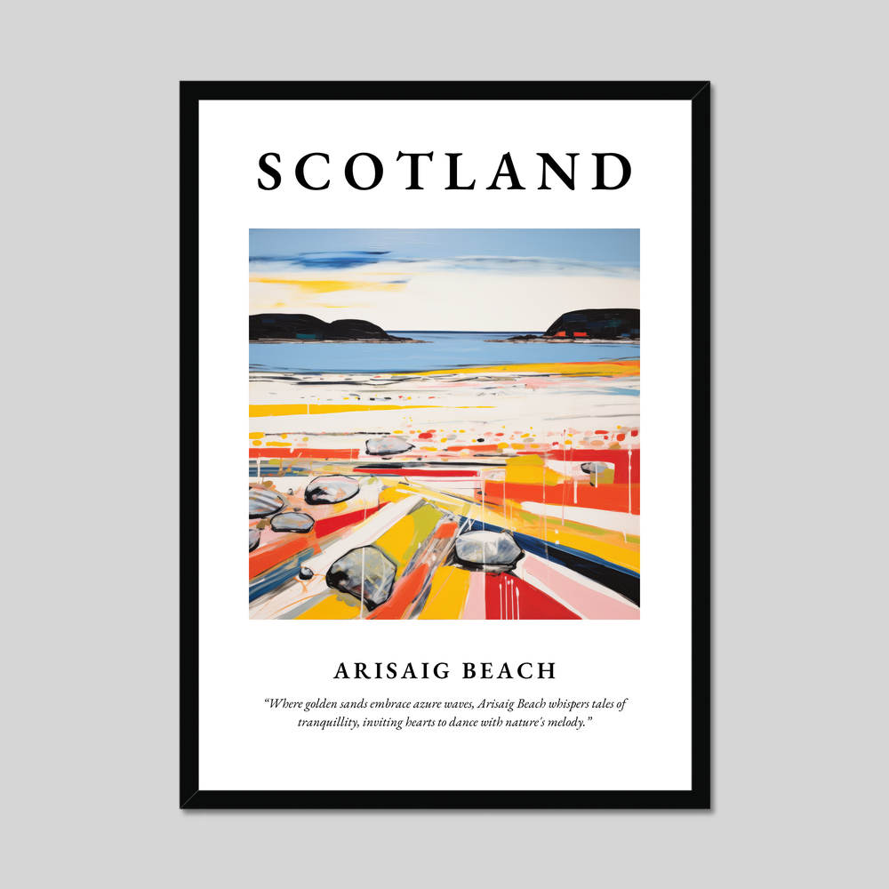 Poster of Arisaig Beach, Scotland.