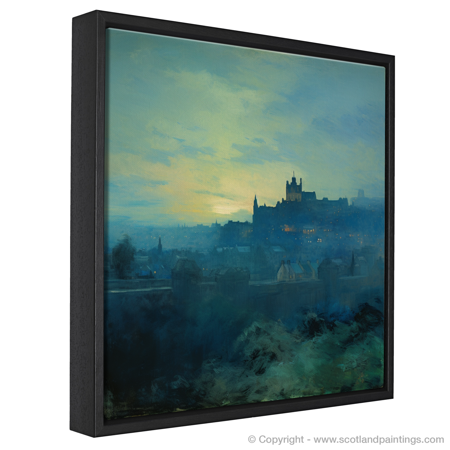 Edinburgh Dusk: An Impressionist Embrace