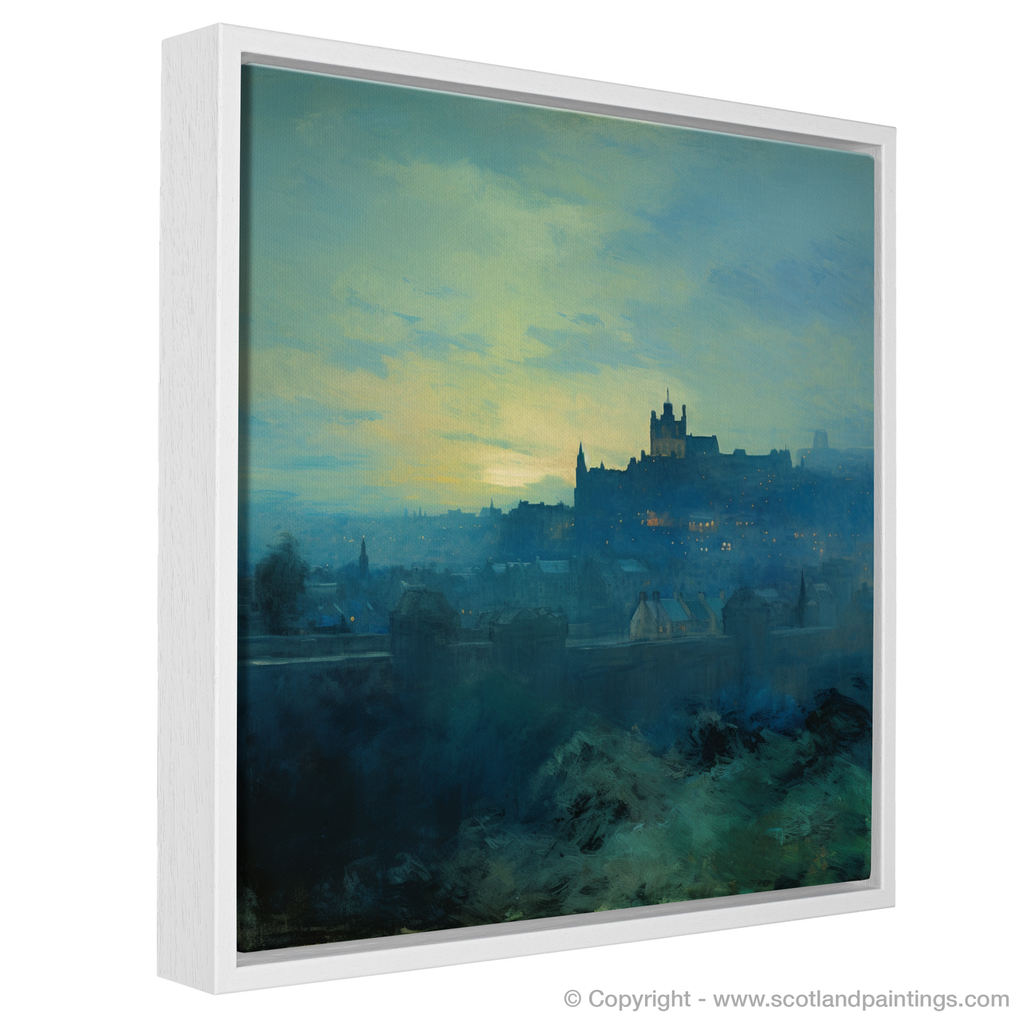 Edinburgh Dusk: An Impressionist Embrace