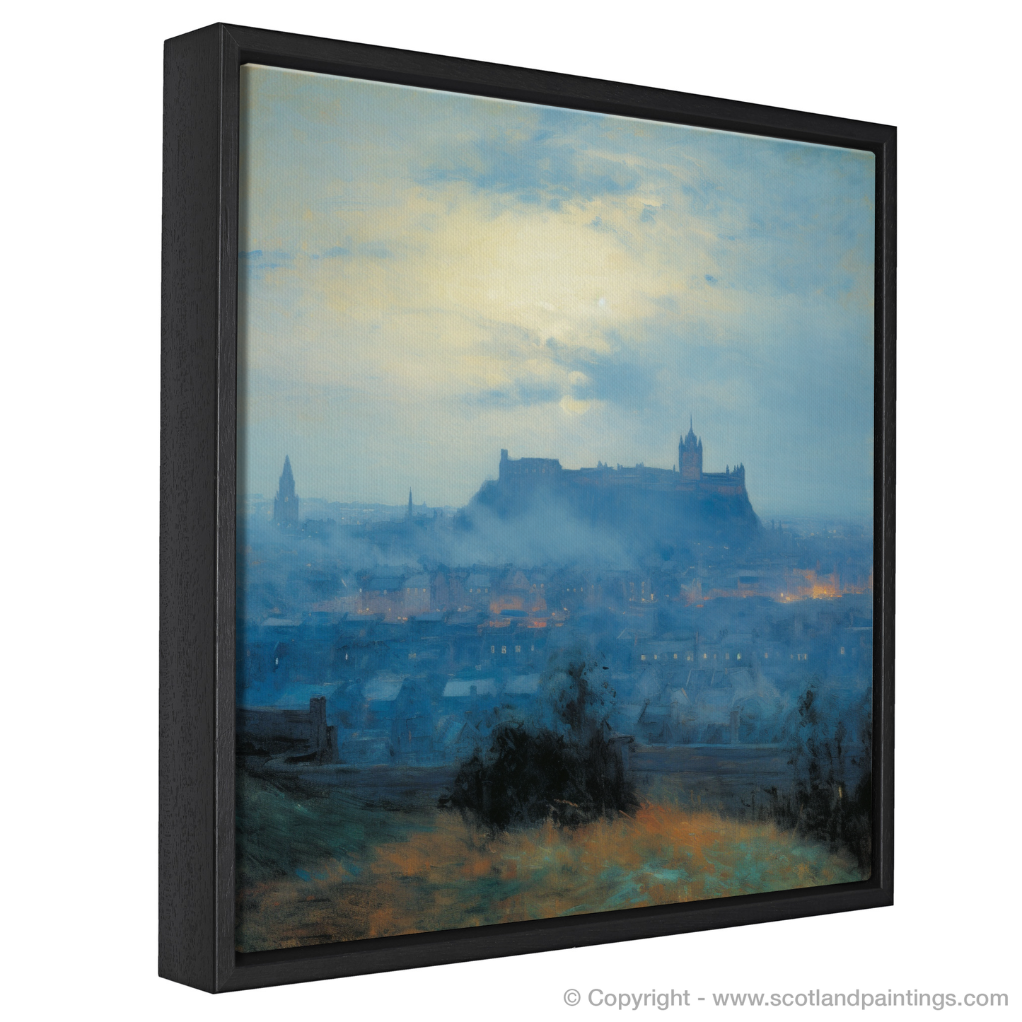 Edinburgh Twilight: An Impressionist Ode to the Scottish Capital