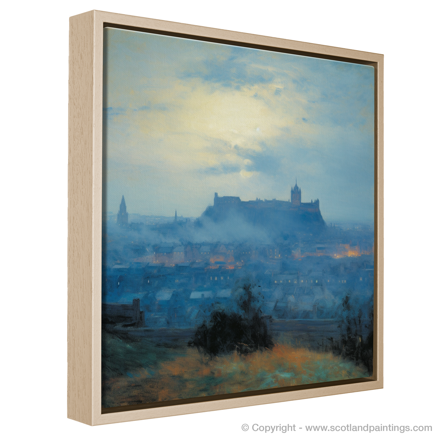 Edinburgh Twilight: An Impressionist Ode to the Scottish Capital