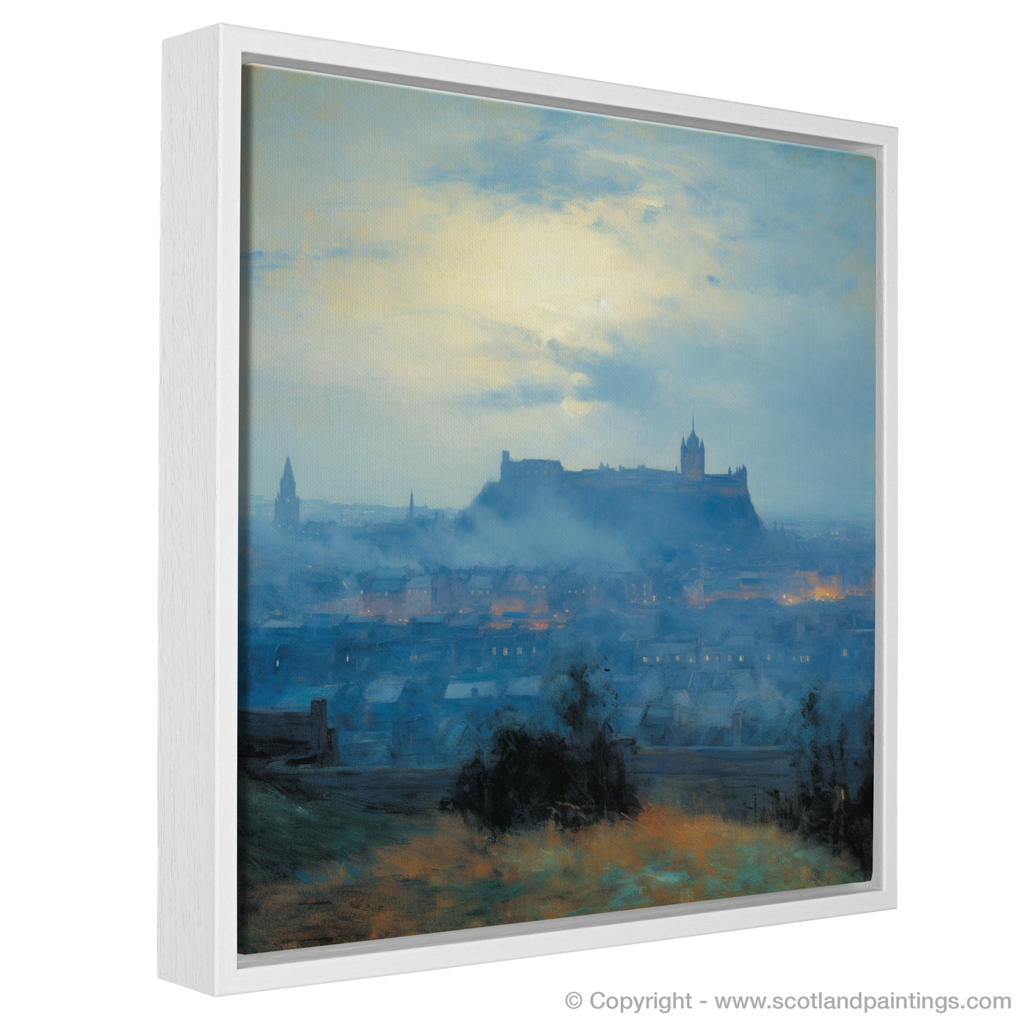 Edinburgh Twilight: An Impressionist Ode to the Scottish Capital