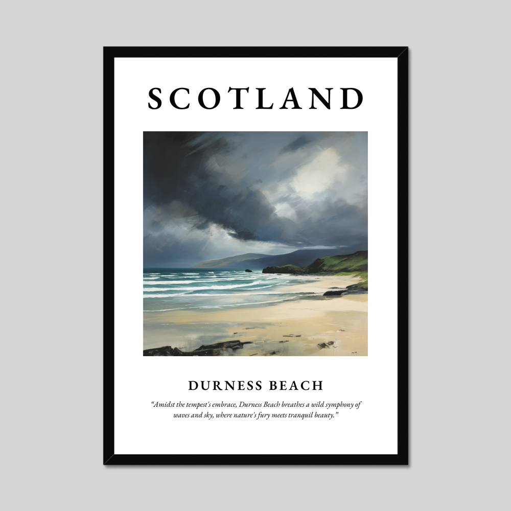 Poster of Durness Beach, Scotland.