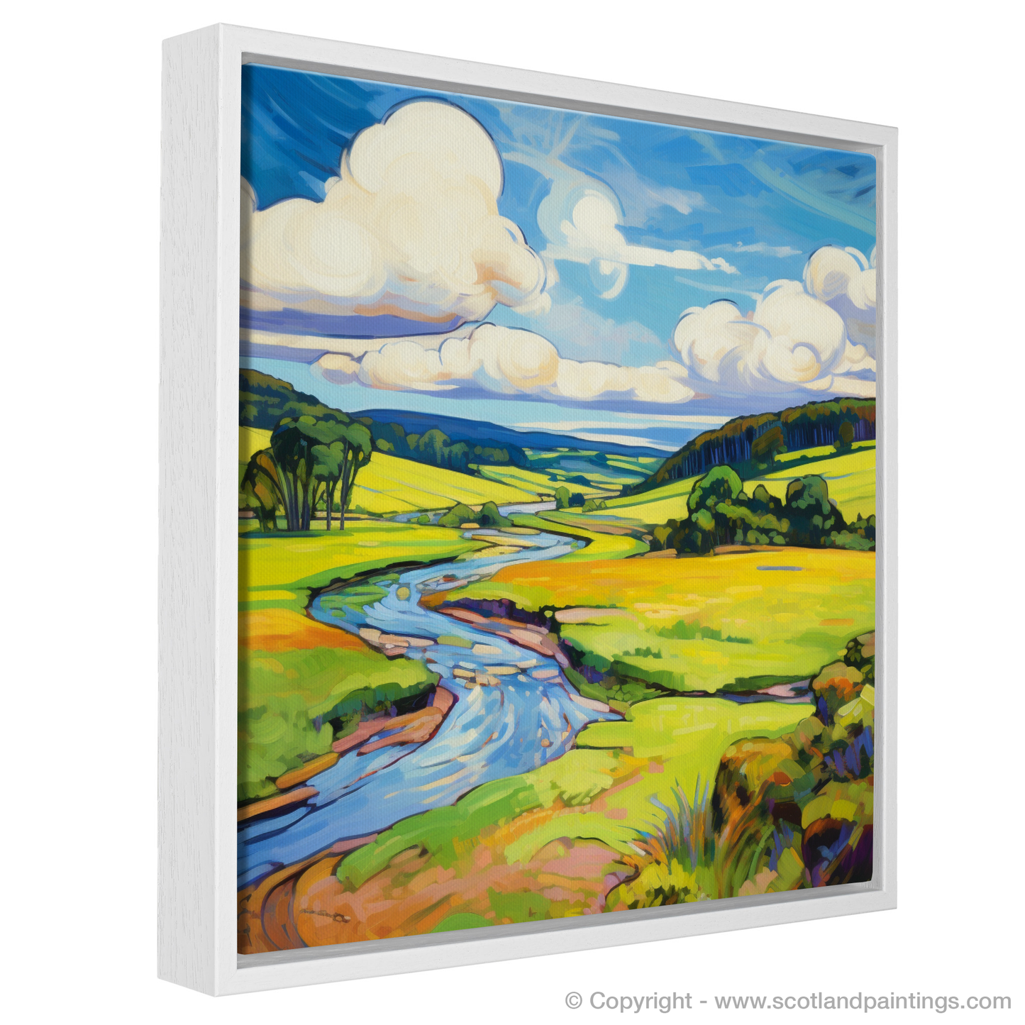 River Tweed Reverie: A Fauvist Vision of Scottish Wilderness