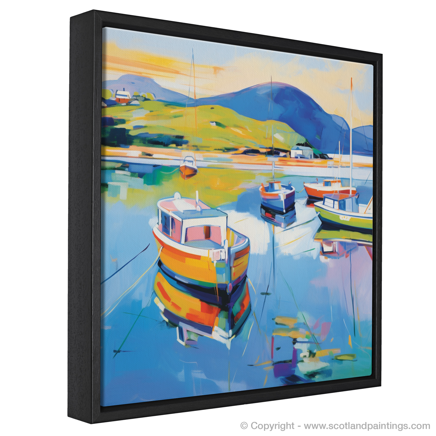 Vibrant Port Appin: A Pop Art Delight