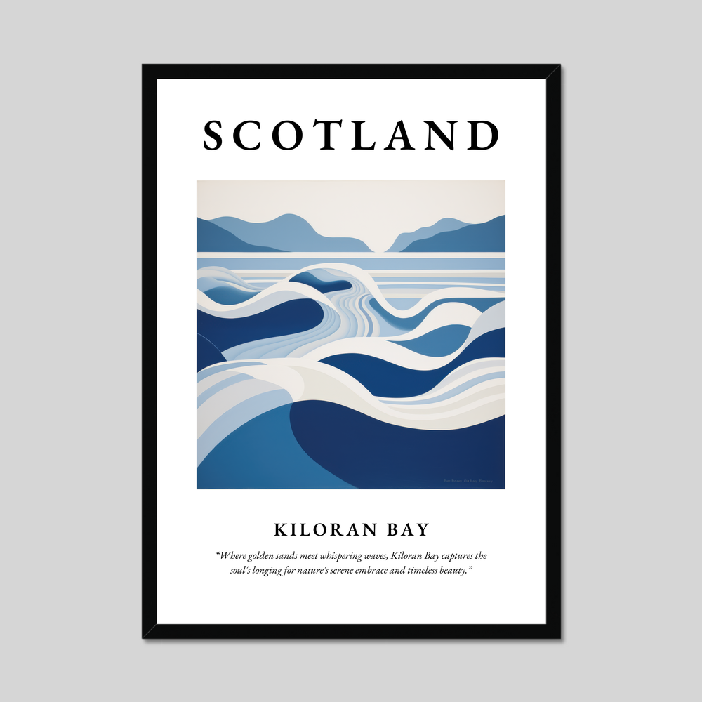 Poster of Kiloran Bay, Scotland.