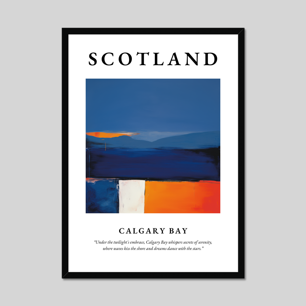 Poster of Calgary Bay, Scotland.