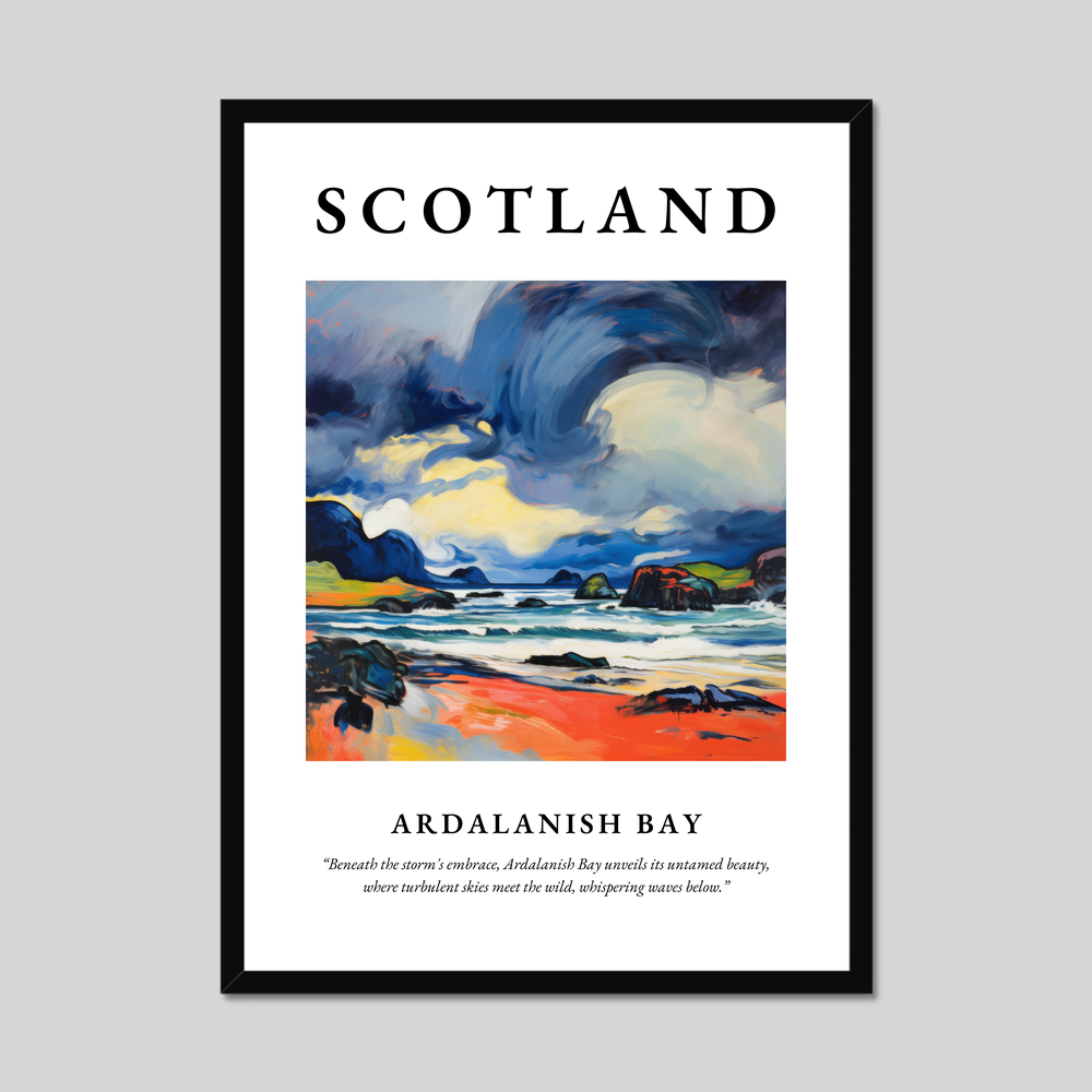 Poster of Ardalanish Bay, Scotland.