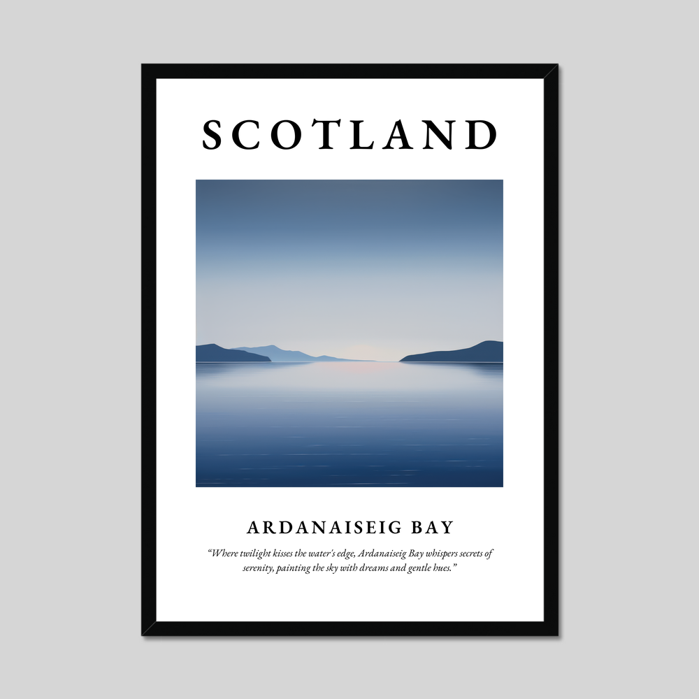 Poster of Ardanaiseig Bay, Scotland.