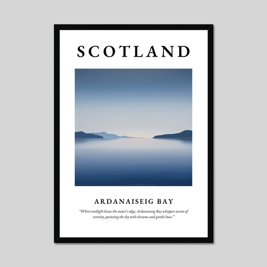 Poster of Ardanaiseig Bay, Scotland.