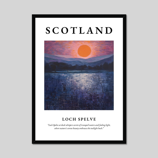 Poster of Loch Spelve, Scotland.