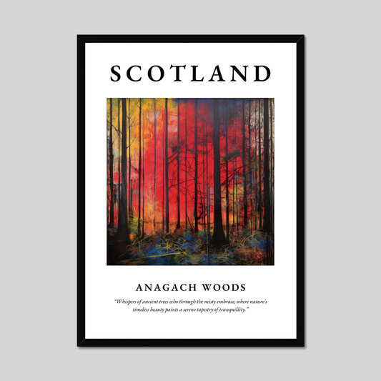 Poster of Anagach Woods, Scotland.