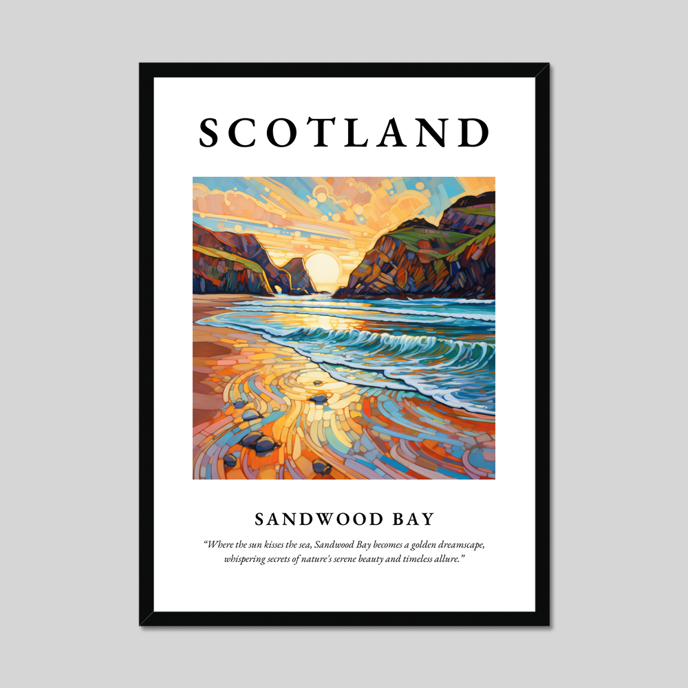 Poster of Sandwood Bay, Scotland.