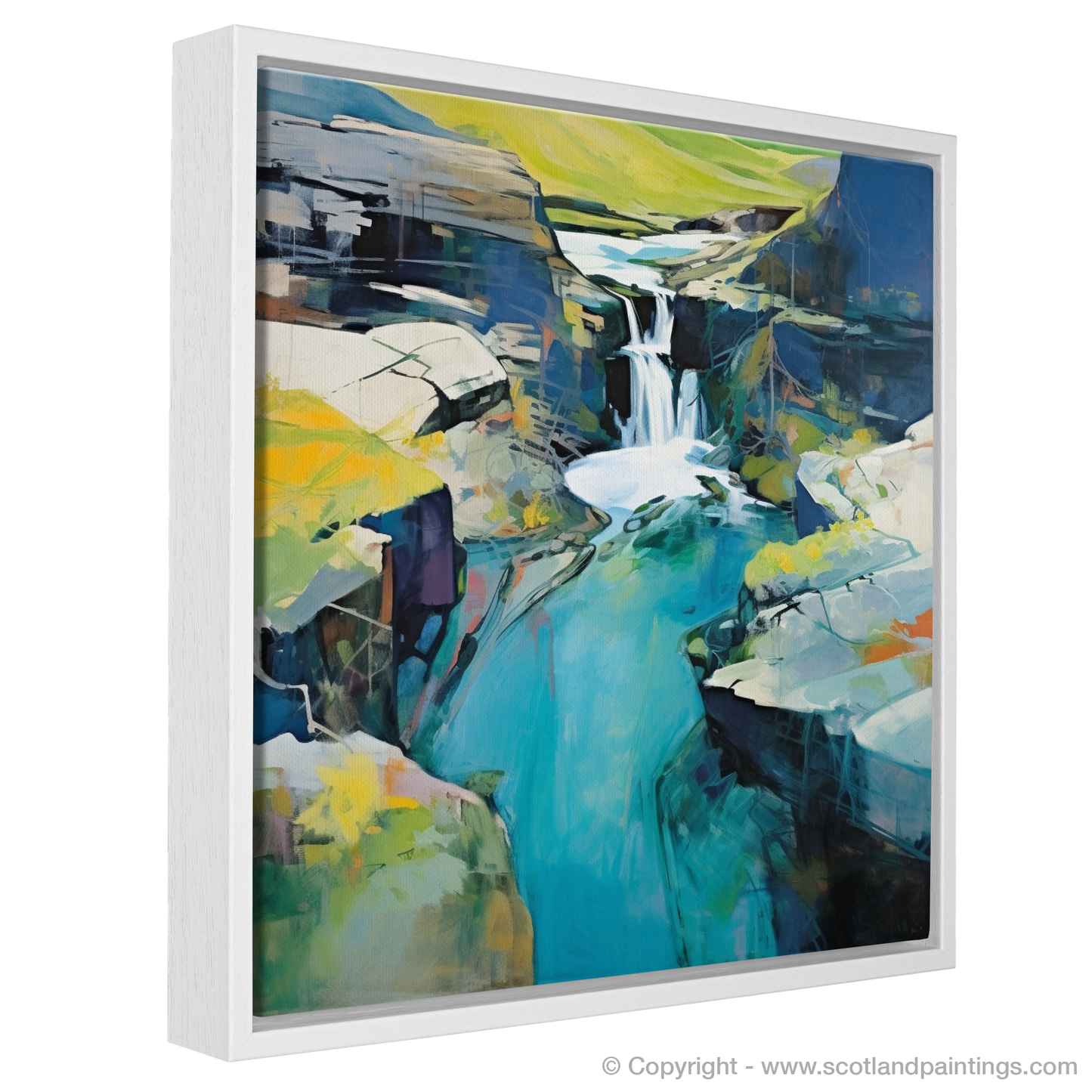 Enchantment of the Scottish Isles: Abstract Impressions of The Fairy Pools