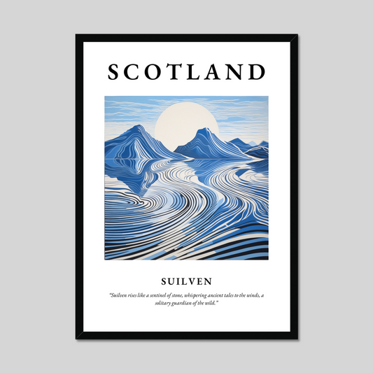 Poster of Suilven, Scotland.