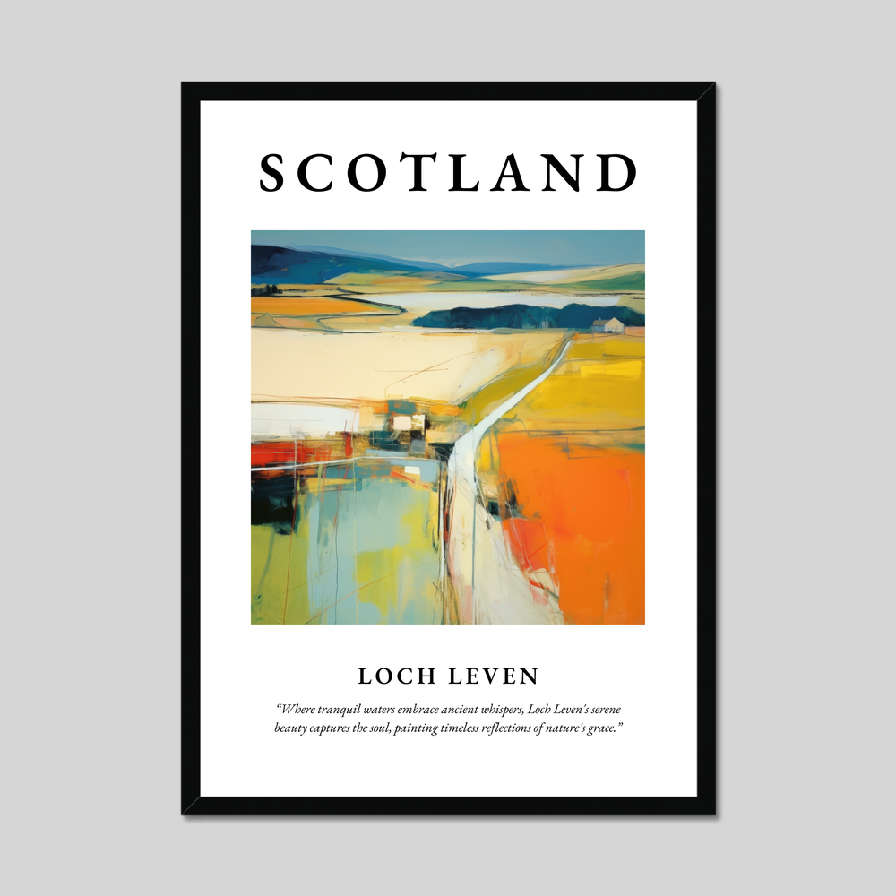 Poster of Loch Leven, Scotland.