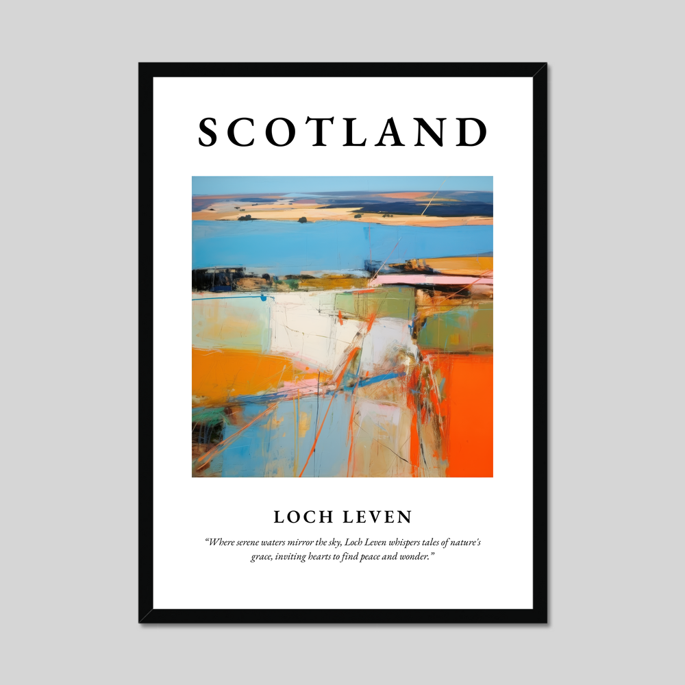 Poster of Loch Leven, Scotland.