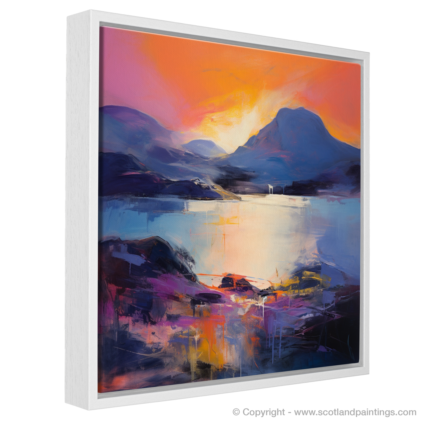 Fiery Embrace of Shieldaig Bay