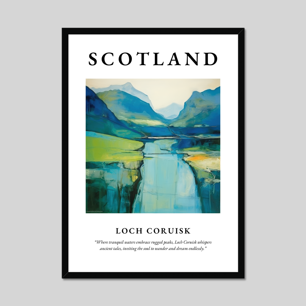 Poster of Loch Coruisk, Scotland.