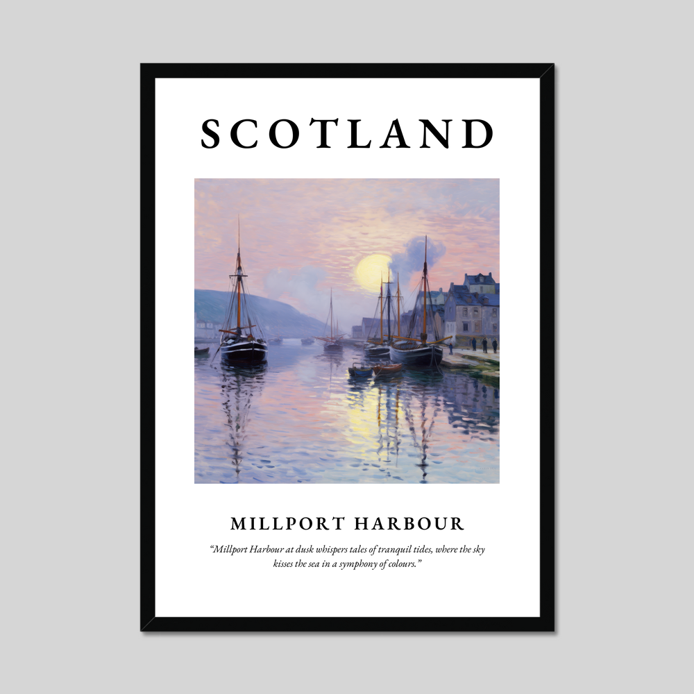 Poster of Millport Harbour, Scotland.