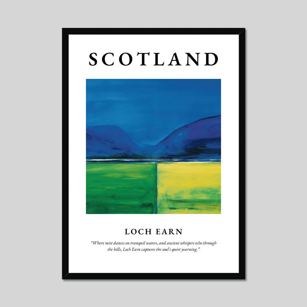 Poster of Loch Earn, Scotland.