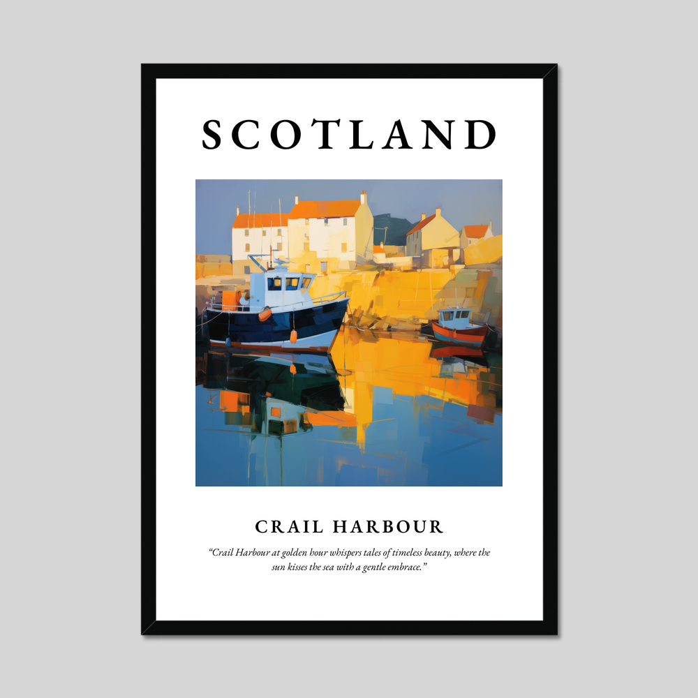 Poster of Crail Harbour, Scotland.