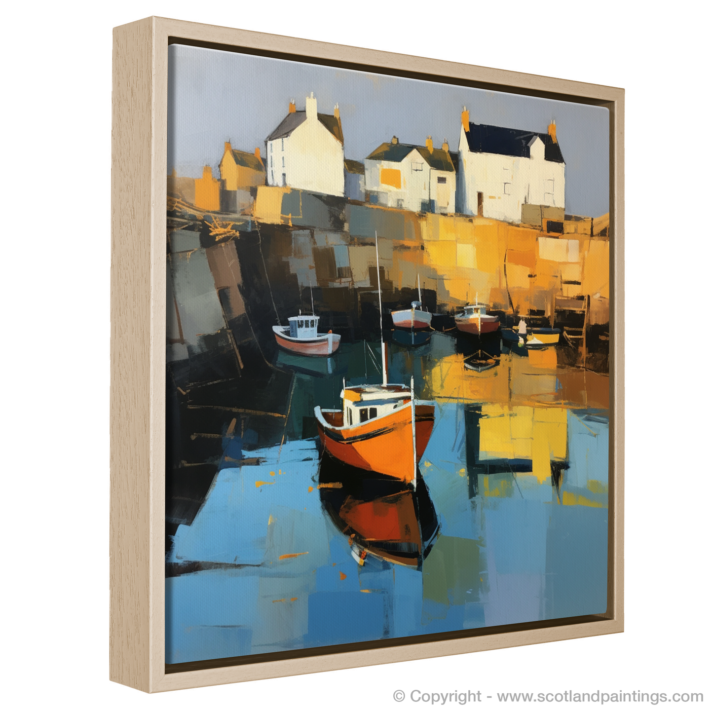 Golden Hour Serenity at Crail Harbour