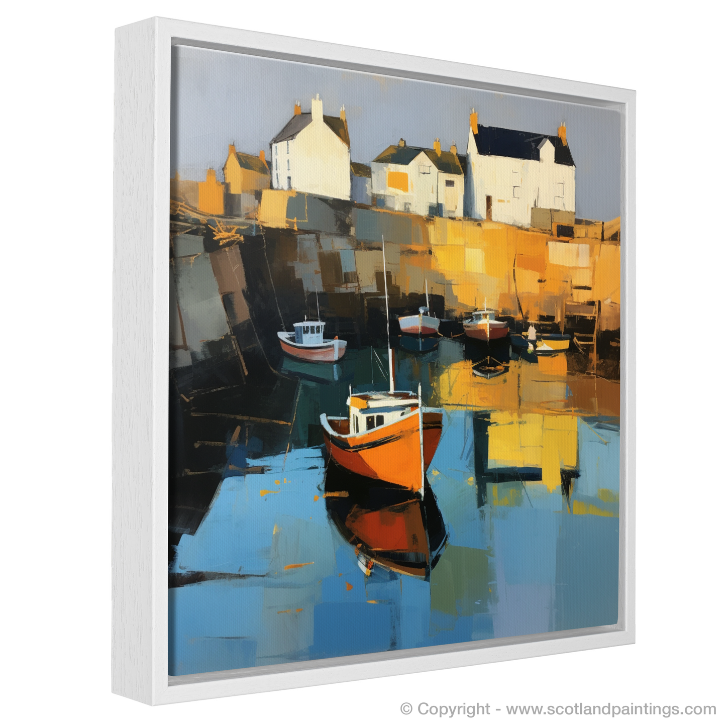 Golden Hour Serenity at Crail Harbour