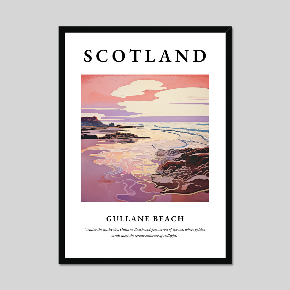 Poster of Gullane Beach, Scotland.