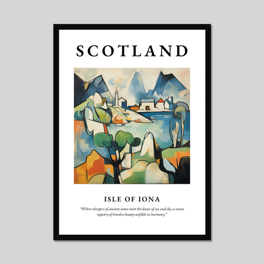 Poster of Isle of Iona, Scotland.