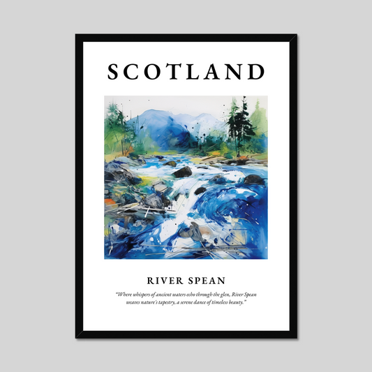 Poster of River Spean, Scotland.