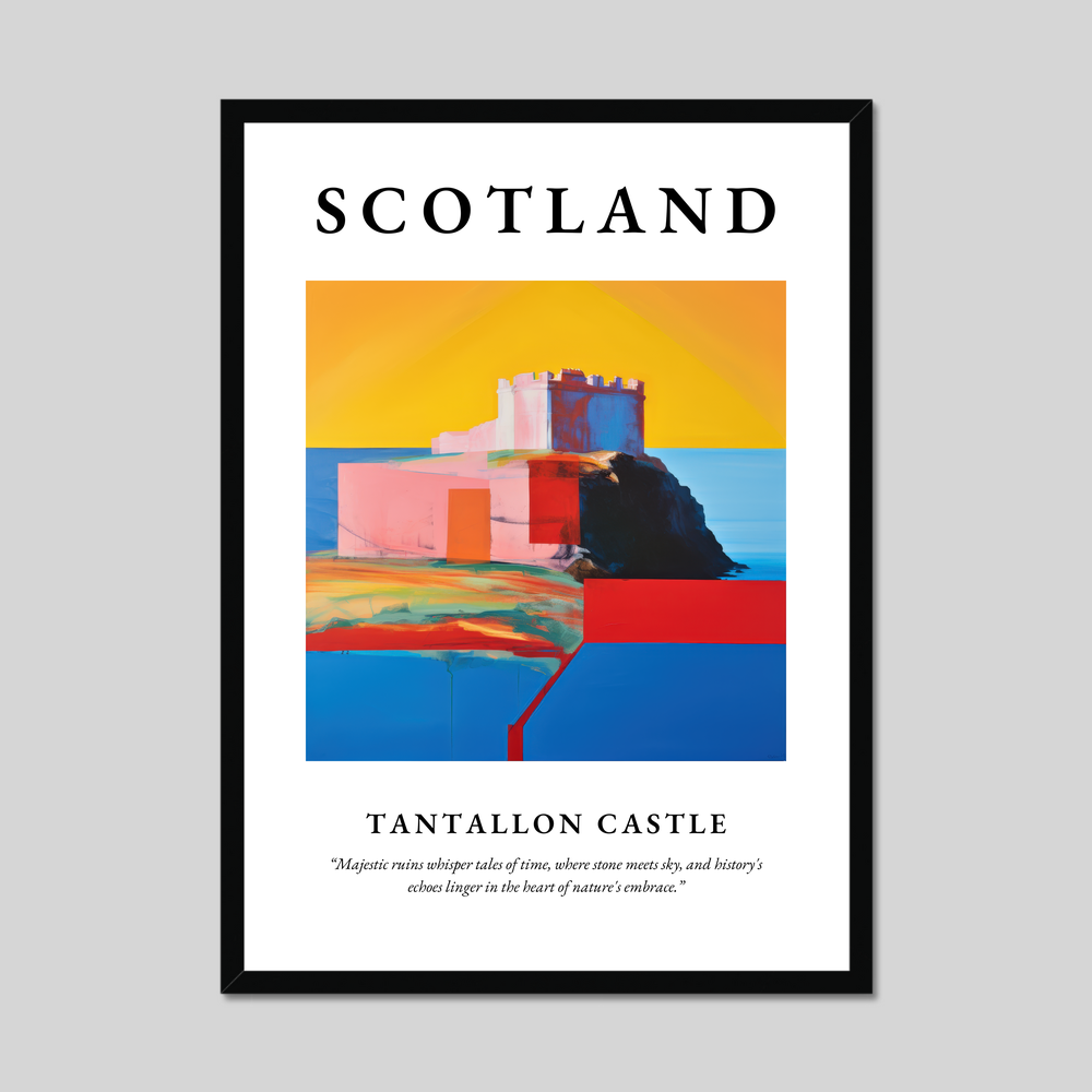 Poster of Tantallon Castle, Scotland.