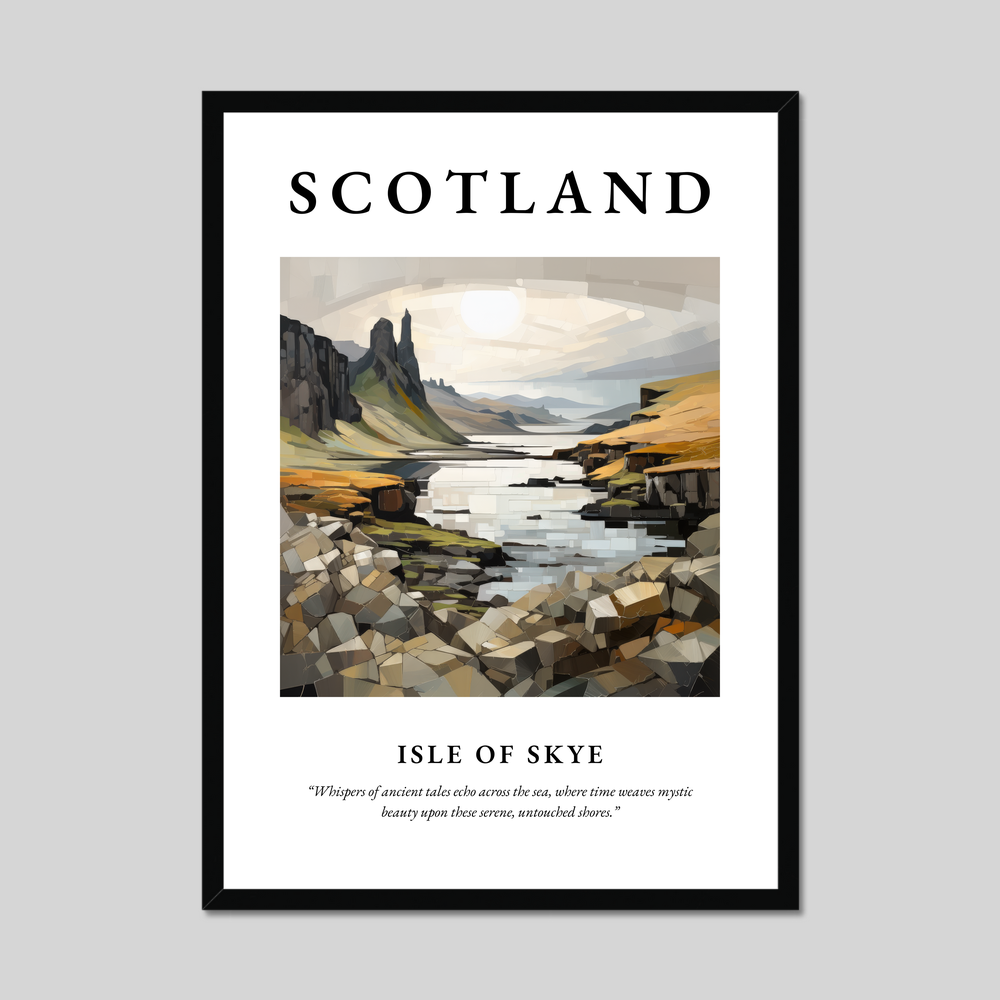 Poster of Isle of Skye, Scotland.