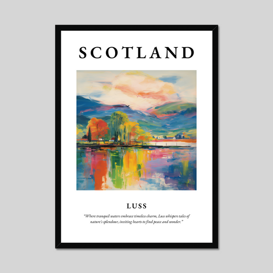 Poster of Luss, Scotland.