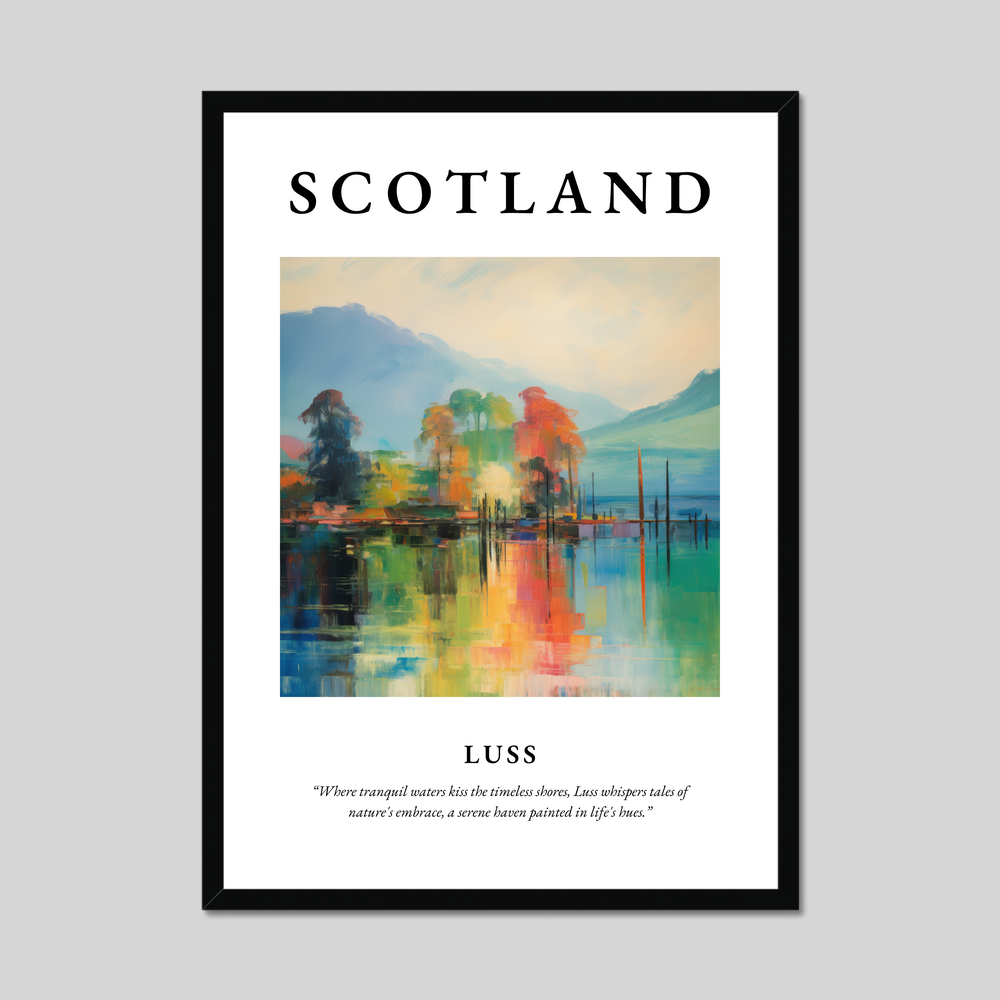 Poster of Luss, Scotland.