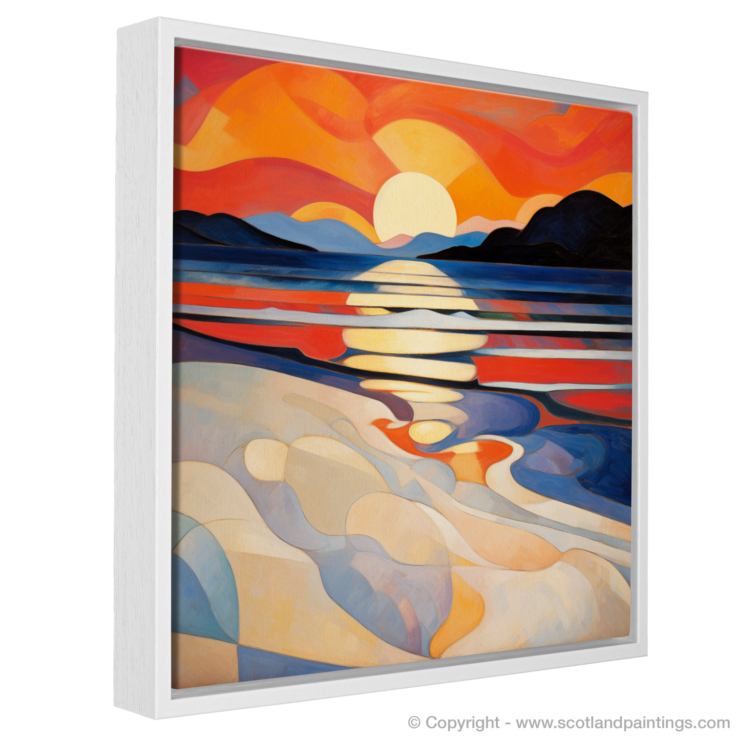 Cubist Sunset over Camusdarach Cove