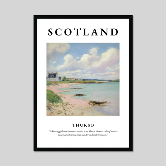 Poster of Thurso, Scotland.